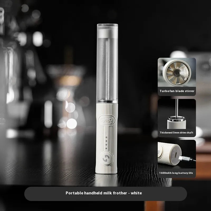 Coffee Frothing Pitcher Portable Milk Frother Electric Handheld